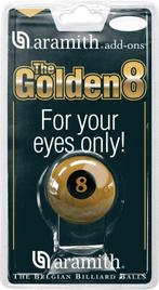 Golden 8 Ball - Pool bal - Aramith golden 8 - 57,2mmGolden 8, Sport en Fitness, Nieuw, Ophalen of Verzenden, Pooltafel