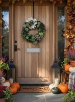 Mooie Deurkrans met Bloemen, Ophalen of Verzenden, Nieuw