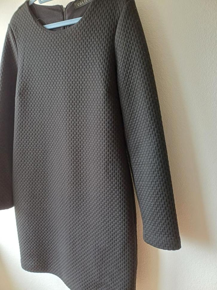 Zwarte Costes jurk, Kleding | Dames, Jurken, Zo goed als nieuw, Maat 42/44 (L), Zwart, Boven de knie, Ophalen of Verzenden