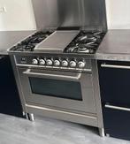 Boretti gasfornuis + oven, Witgoed en Apparatuur, Fornuizen, Ophalen, Gebruikt, 60 cm of meer, Gas