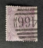 ENGELAND Victoria 1867 6d lilac SG104 plate 6, Postzegels en Munten, Postzegels | Europa | UK, Verzenden, Gestempeld