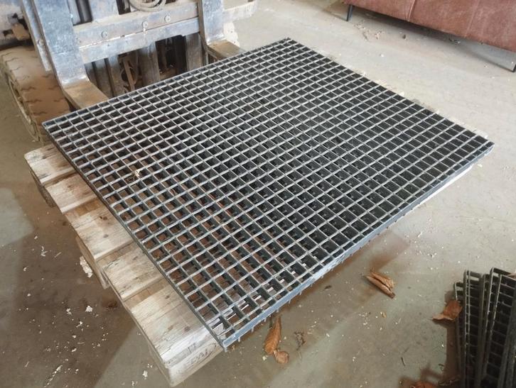 Metalen Schoonloop roosters, Tuin en Terras, Deurmatten, Gebruikt, Overige materialen, Ophalen