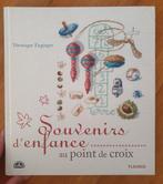 souvenirs d'enfance au point de croix  - veronique enginger, Verzenden, Zo goed als nieuw, Handborduren, Patroon