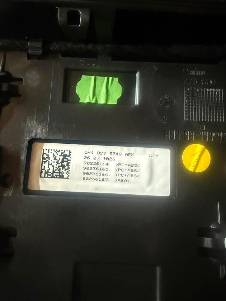 Volkswagen Golf 8 GTI Clubsport spoiler – Dolphin Grey, Auto diversen, Tuning en Styling, Ophalen of Verzenden