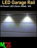 LEDgaragerail lengte 250 tot 320cm met 2x Hi Power LEDs, Nieuw, LEDverlichting, LEDgaragerail, Ophalen of Verzenden