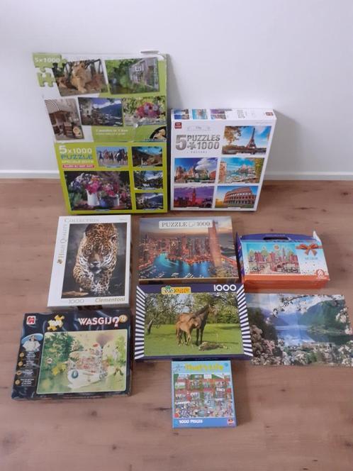 Puzzels 1000 stukjes oa dieren en That's life (vanaf €2 ps), Hobby en Vrije tijd, Denksport en Puzzels, Zo goed als nieuw, Legpuzzel