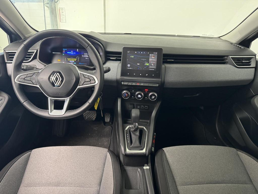 Renault Clio 1.6 E-Tech Full Hybrid 145 evolution | All-Seas, Stof, Gebruikt, Met garantie (alle), Hybride Elektrisch/Benzine