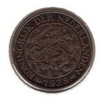 1 Cent 1929, Postzegels en Munten, Munten | Nederland, Ophalen of Verzenden, Koningin Wilhelmina, 1 cent, Losse munt