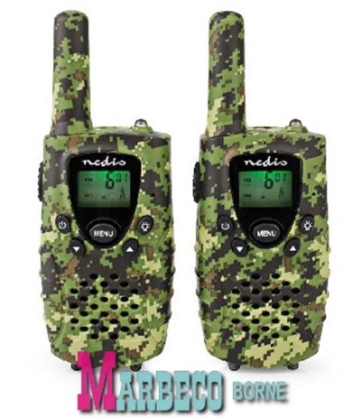 Portofoon,Walkie Talkie set, max. 8KM, USB lader, incl. batt, Telecommunicatie, Portofoons en Walkie-talkies, Nieuw, Portofoon of Walkie-talkie