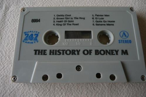 The History of Boney M, Cd's en Dvd's, Cassettebandjes, Gebruikt, Origineel, Pop, 1 bandje, Ophalen of Verzenden