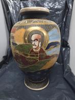 Antieke Japanse Satsuma Vaas, Antiek en Kunst, Antiek | Vazen, Ophalen of Verzenden