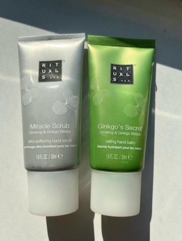 Rituals Ginseng & Gingko Biloba handbalm & handscrub beschikbaar voor biedingen