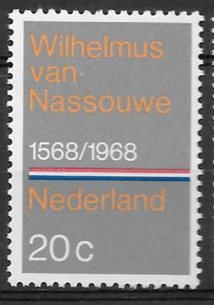1968 * 908 * 400 jaar Wilhelmus {Pf54}, Postzegels en Munten, Postzegels | Nederland, Postfris, Na 1940, Ophalen of Verzenden