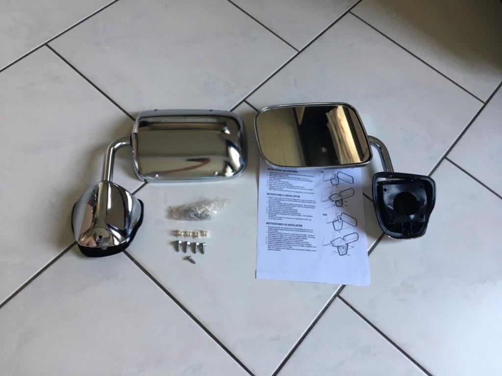Te koop spiegel set (rvs) Dodge b100 b150 b200 b300 b350, Auto diversen, Overige Auto diversen, Ophalen of Verzenden