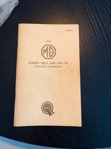 MG a 1600 drivers handbook beschikbaar voor biedingen