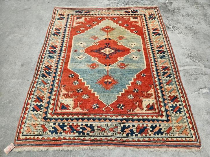 Handgeknoopt oosters wol Kars Kazak tapijt 175x225cm, Huis en Inrichting, Stoffering | Tapijten en Kleden, Gebruikt, 150 tot 200 cm