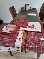 Te koop mooie schotse ruit set van Clayre & Eef, Diversen, Kerst, Ophalen of Verzenden, Zo goed als nieuw