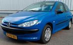 Peugeot 206 1.1 XR 3D 2004 Blauw, Auto's, Voorwielaandrijving, Stof, 4 cilinders, Blauw