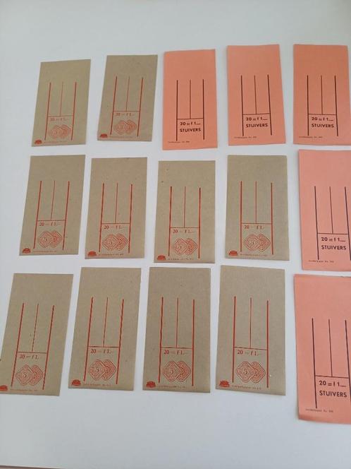 Oude antiek inwikkelpapier voor munten, Postzegels en Munten, Munten | Nederland, Ophalen of Verzenden