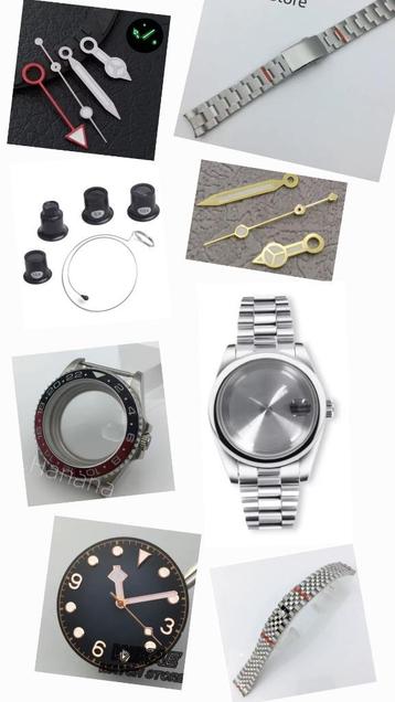 Horloge mod spullen zoals kast, banden, wijzers etc. (NH35) beschikbaar voor biedingen