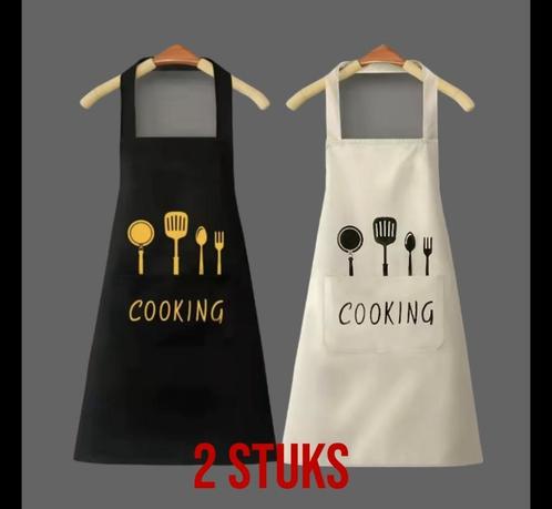 Set van 2 waterdichte kookschorten., Tickets en Kaartjes, Kortingen en Cadeaubonnen, Eén persoon, Overige typen, Cadeaubon
