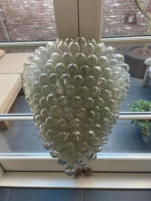 Grote Venetiaanse druiventros hanglamp murano glas, Huis en Inrichting, Lampen | Hanglampen, Gebruikt, Minder dan 50 cm, Glas