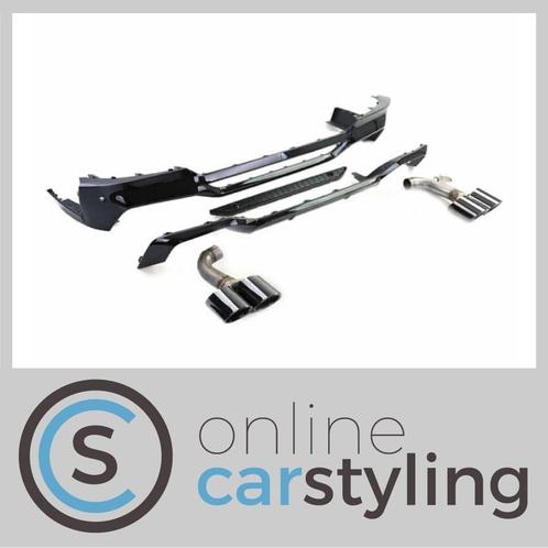 Achterbumper Diffuser BMW X4 G02 Performance style Glossy Bl, Auto-onderdelen, Carrosserie en Plaatwerk, Bumper, BMW, Achter, Nieuw