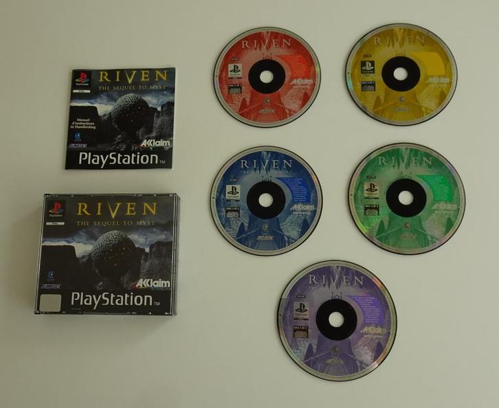 Riven The Sequel to Myst compleet voor Sony PlayStation, Spelcomputers en Games, Games | Sony PlayStation 1, Zo goed als nieuw