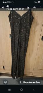 Glitterende zwarte jurk, Kleding | Dames, Jumpsuits, Maat 38/40 (M), Zwart, Ophalen of Verzenden, Onbekend