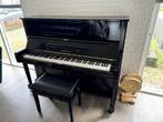 Hoogglans zwarte piano Yamaha U1, Gebruikt, Piano, Hoogglans, Zwart
