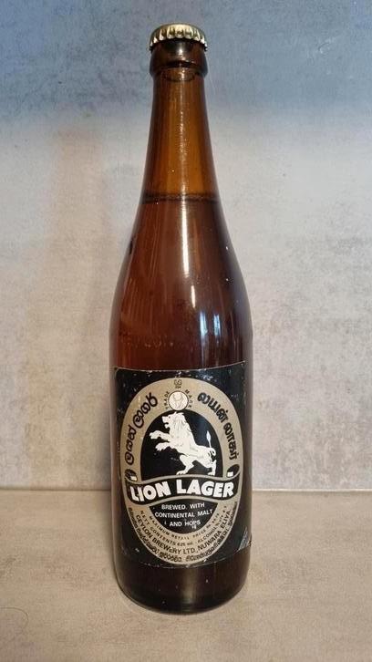 Lion Lager – Ceylon Brewery Ltd – glascode 89, Verzamelen, Biermerken, Zo goed als nieuw, Overige merken, Ophalen of Verzenden