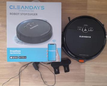 Cleandays Robot stofzuiger met dweilfunctie beschikbaar voor biedingen