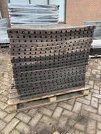 Rubberen tegels 1m x 1m, Tuin en Terras, Tegels en Klinkers, Ophalen of Verzenden, Gebruikt, Rubber, Overige typen