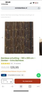 Bamboe Schutting 180x200cm - Donker, Ophalen, 1 tot 2 meter, Minder dan 3 meter, Nieuw