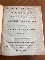 Schelleri Lexicon Latino-Belgicum (1799) met Ex Libris, Antiek en Kunst, Ophalen of Verzenden