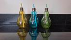 Glazen drinkflesjes 'lamp', Ophalen, Zo goed als nieuw, Frisdrankglas
