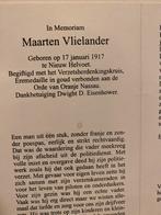 Vlielander 1917 Nieuw Helvoet, Verzamelen, Bidprentjes en Rouwkaarten, Ophalen of Verzenden, Bidprentje