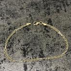 14 karaat gouden armband valkenoog schakel, Ophalen of Verzenden