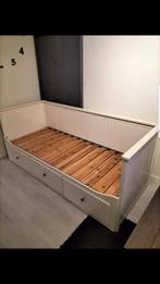 Ikea hemnes bedbank wit met 3 lades., Huis en Inrichting, Slaapkamer | Slaapbanken, 160 cm, Gebruikt, Wit, Ophalen