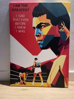 Muhammad Ali - i am the greatest, Ophalen, Zo goed als nieuw, Schilderij, Minder dan 50 cm