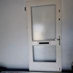hardhouten voordeur met slot en deurklink 92,5 x 210 cm,, Doe-het-zelf en Verbouw, Ophalen, Gebruikt, 80 tot 100 cm, Buitendeur