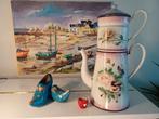 Japy Franse koffiepot met vioolmotief in rose kleurstelling, Ophalen of Verzenden