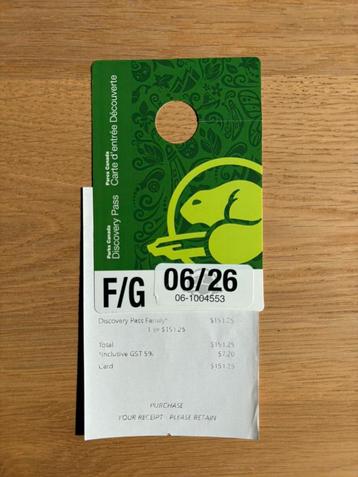 Parks Canada Discovery Pass beschikbaar voor biedingen