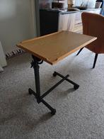 Verstelbaar Bedtafeltje - Ideaal voor Hobby's!, Huis en Inrichting, Tafels | Bijzettafels, Gebruikt, 55 tot 75 cm, Modern, Rechthoekig