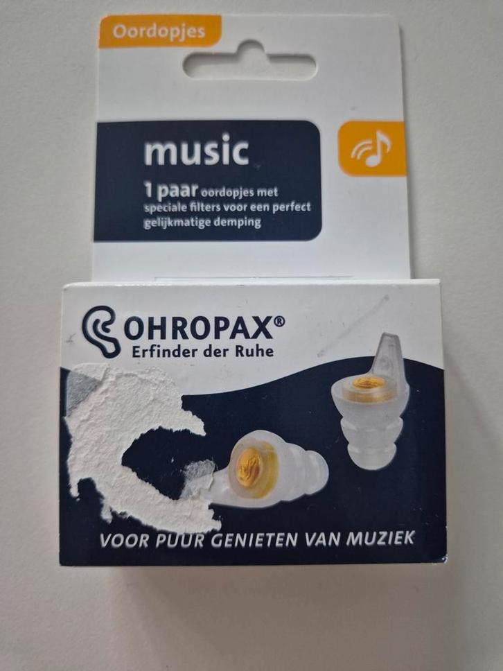Ohropax Music Oordopjes - Perfecte Geluidsdemping, Muziek en Instrumenten, Instrumenten | Toebehoren, Nieuw, Overige instrumenten