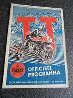 TT Assen motorwegrace1959 programmaboekje, incl deelnemersli, Verzamelen, Verzenden, Zo goed als nieuw, Motoren