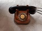 Vintage koperen en bakelieten RTT 56A/B draaischijftelefoon, Ophalen, Koper