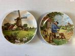 Antieke borden 2 stuks van Royal Schwabap Ter Steege Holland, Ophalen of Verzenden