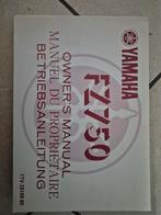 Yamaha FZ750 Instructieboekje nieuw, Motoren, Ophalen of Verzenden