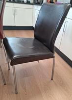 6 fijne eetkamerstoelen van merk Topform, Huis en Inrichting, Stoelen, Ophalen of Verzenden, Zo goed als nieuw, Grijs